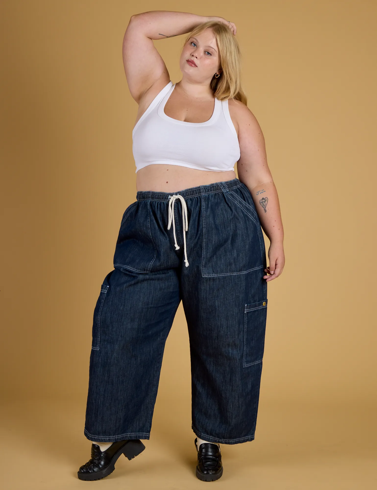 Mini Crop Tank - Vintage Tee White sold by Big Bud Press product image thumbnail 5