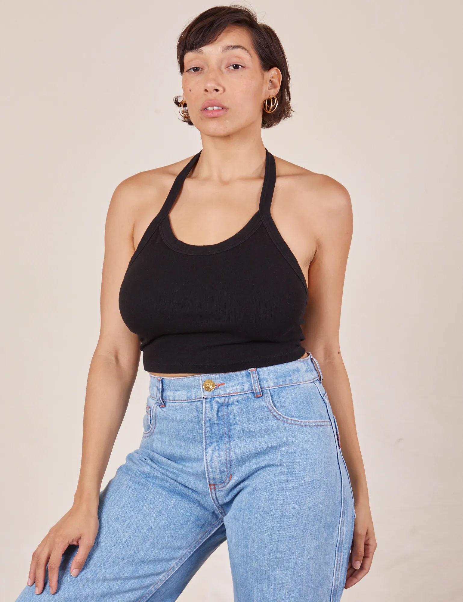 Halter Top - Basic Black sold by Big Bud Press
