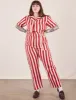 Cherry Stripe Jumpsuit *FINAL SALE* sold by Big Bud Press