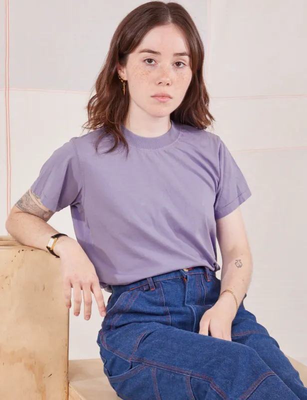 The Organic Vintage Tee - Faded Grape sold by Big Bud Press