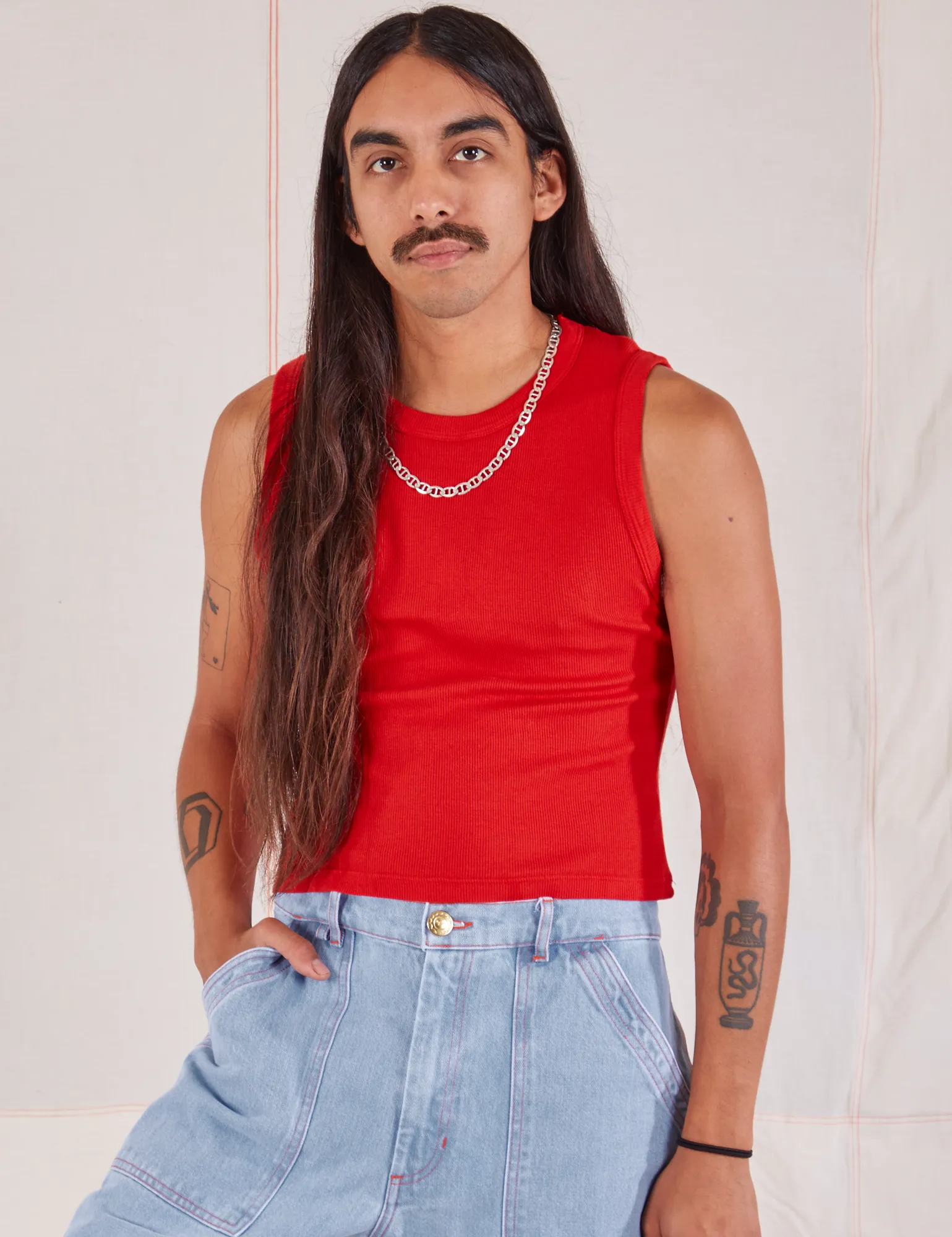 Muscle Tee - Mustang Red sold by Big Bud Press product image thumbnail 3