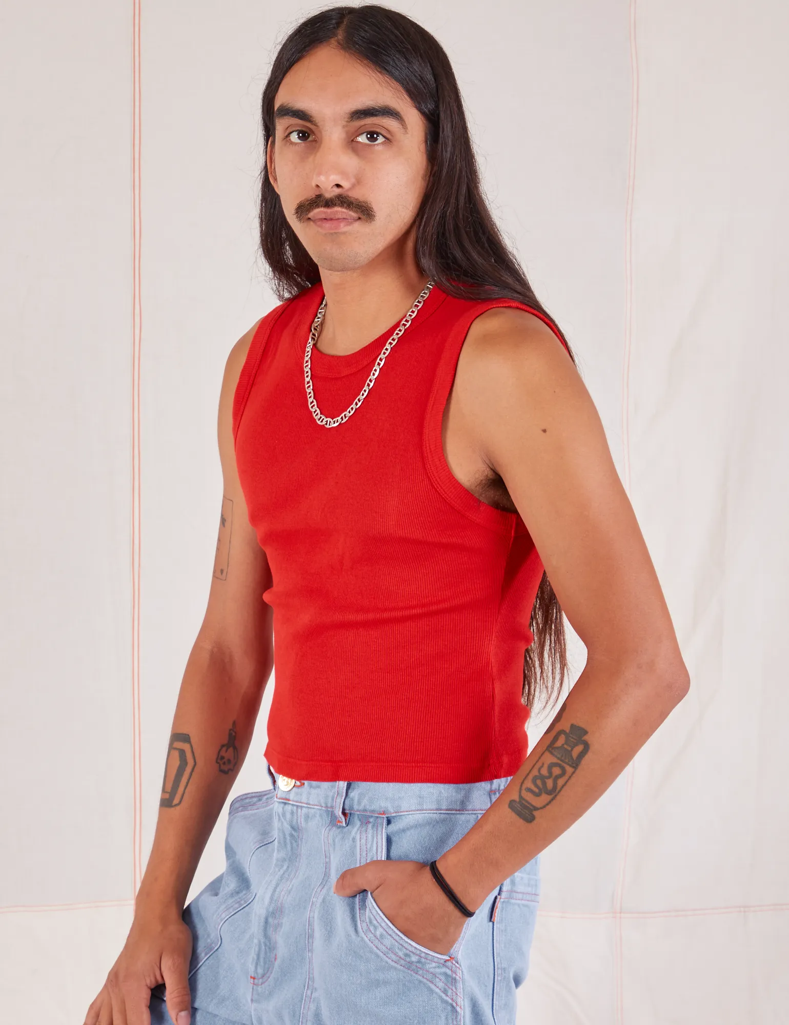 Muscle Tee - Mustang Red sold by Big Bud Press product image thumbnail 4