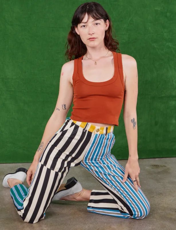Mismatched Stripe Work Pants sold by Big Bud Press