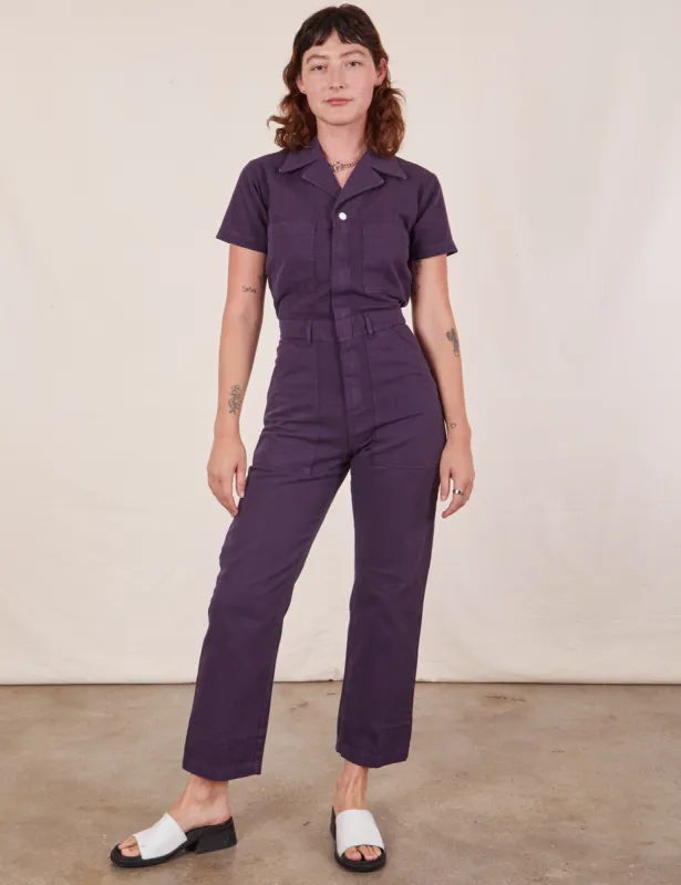 Short Sleeve Jumpsuit Nebula Purple *FINAL SALE* Parallel