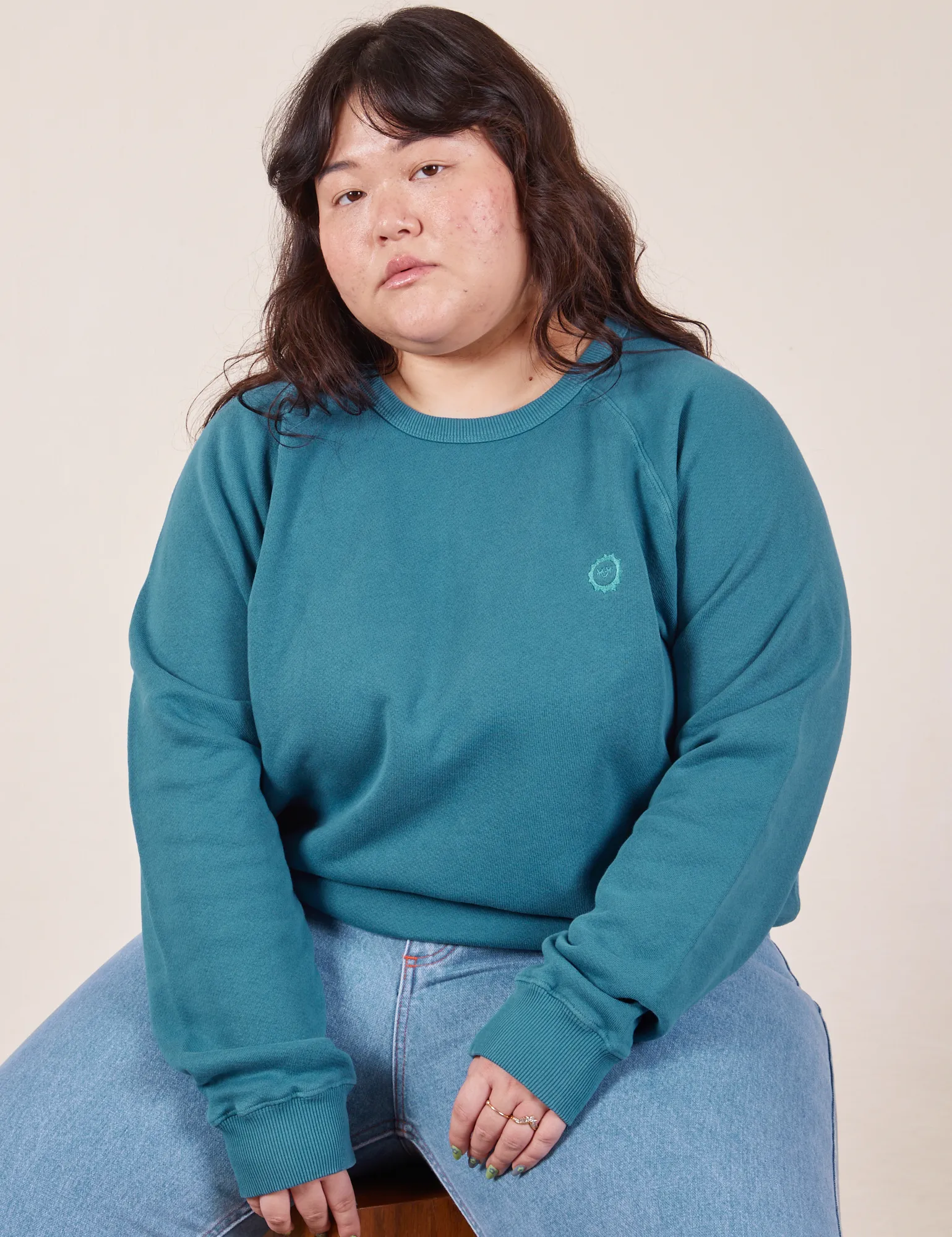 Heavyweight Crew - Marine Blue *FINAL SALE* sold by Big Bud Press