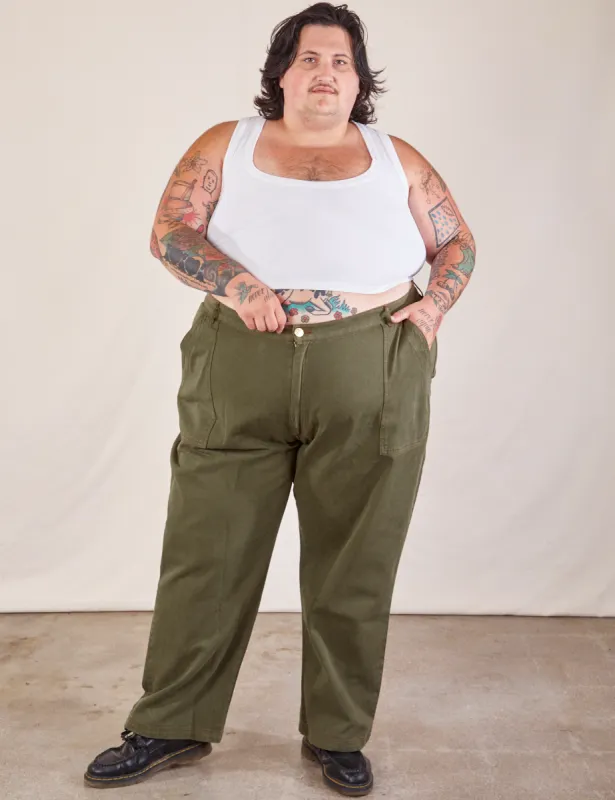Work Pants - Surplus Green sold by Big Bud Press