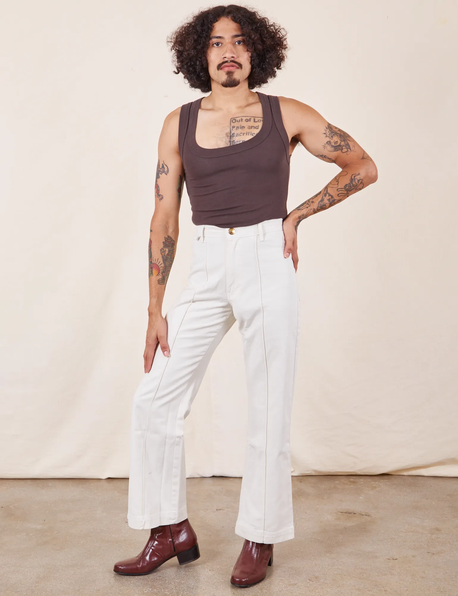 Western Pants - Vintage Tee Off-White sold by Big Bud Press