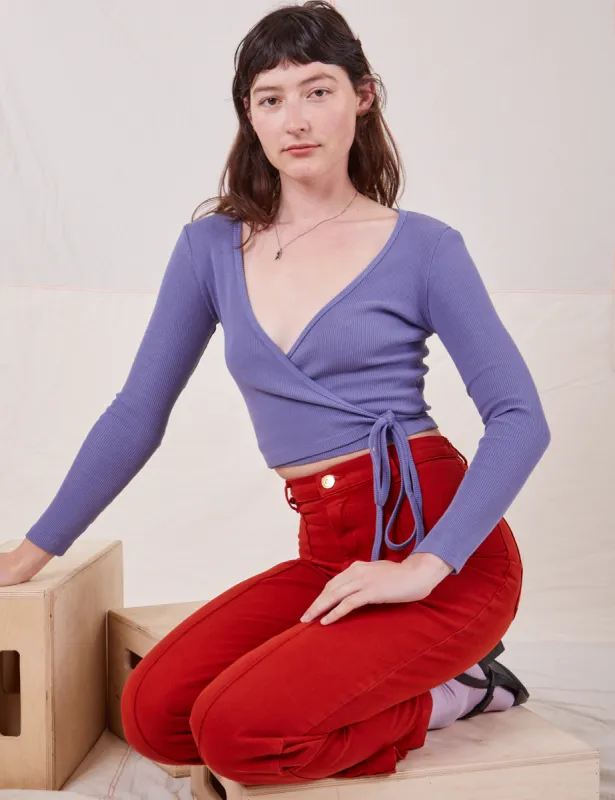 Wrap Top - Faded Grape *FINAL SALE* sold by Big Bud Press