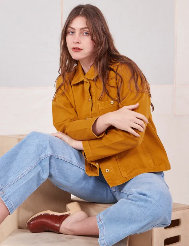 Denim Work Jacket - Spicy Mustard *FINAL SALE* sold by Big Bud Press
