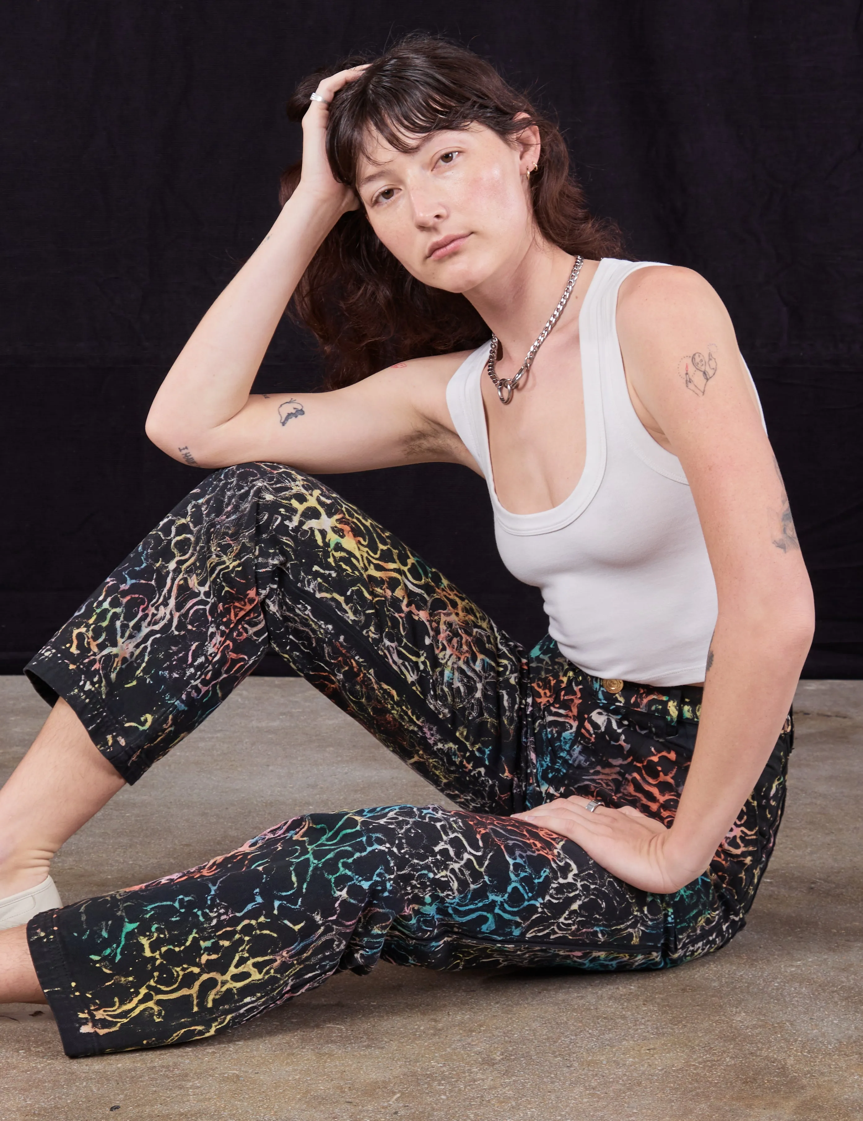 Wavy Dye Work Pants sold by Big Bud Press
