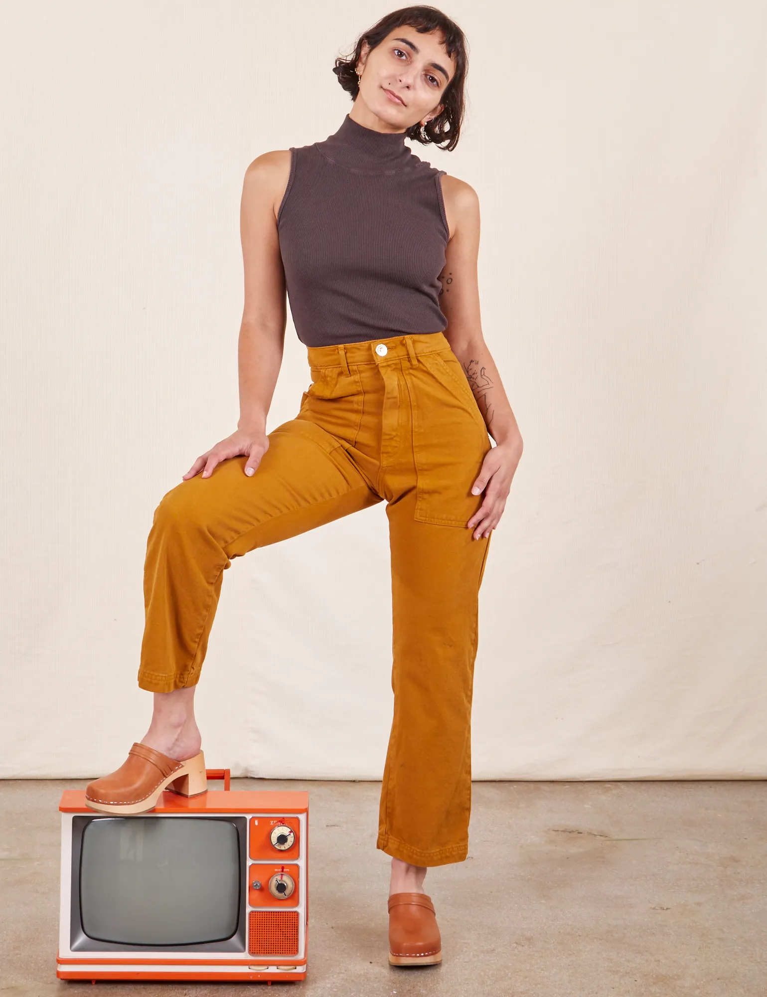 Petite Work Pants - Spicy Mustard *FINAL SALE* sold by Big Bud Press product image thumbnail 5