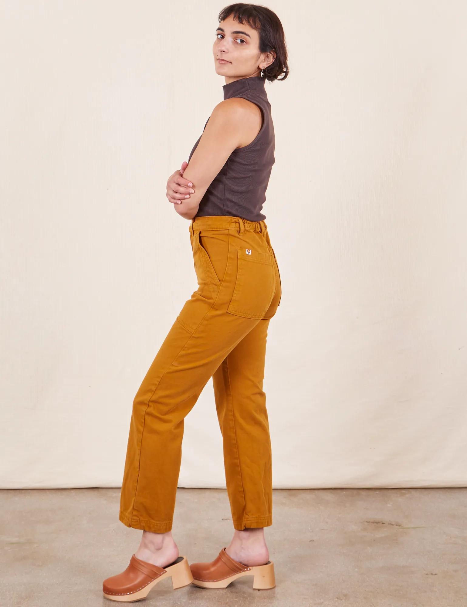 Petite Work Pants - Spicy Mustard *FINAL SALE* sold by Big Bud Press product image thumbnail 3