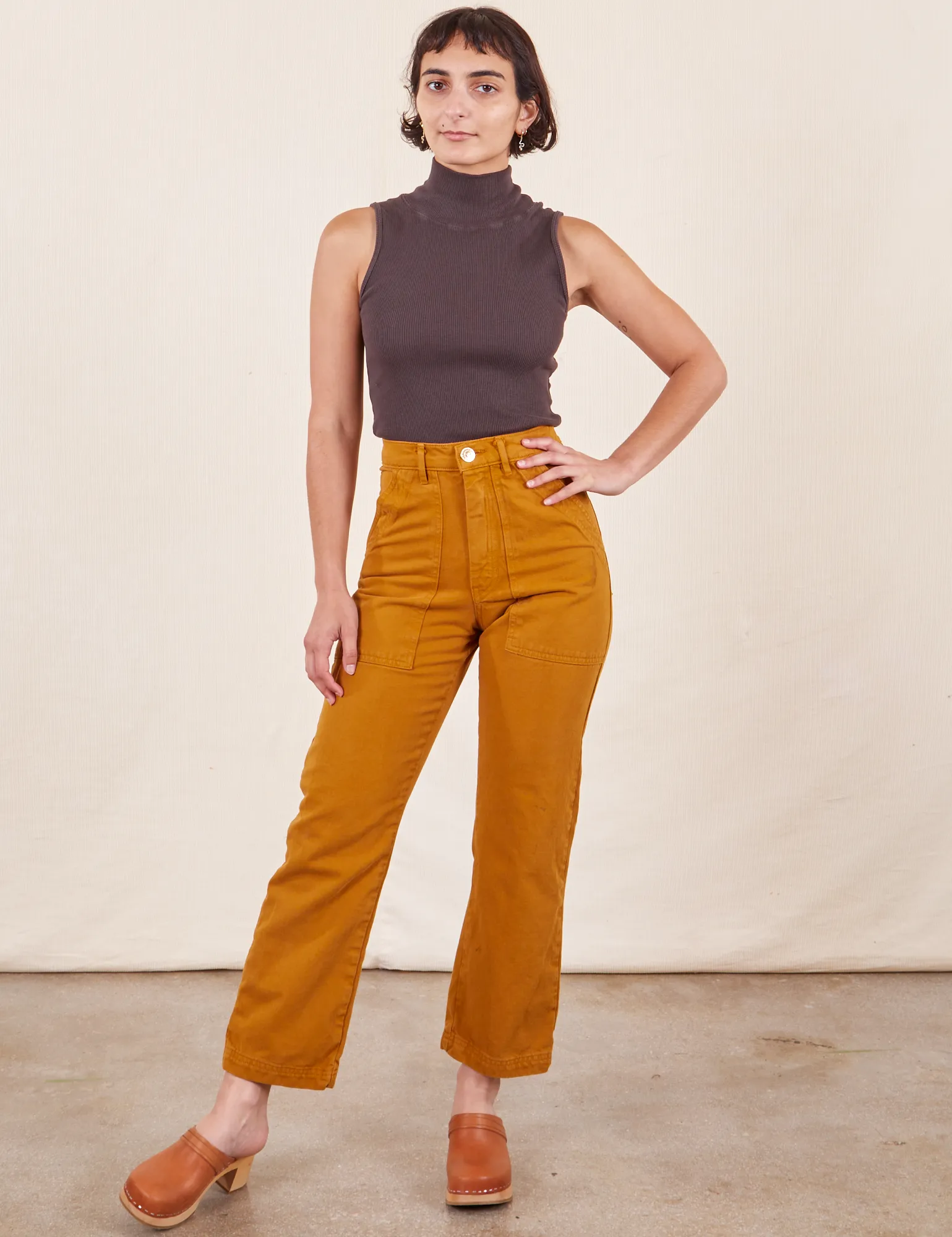 Petite Work Pants - Spicy Mustard *FINAL SALE* sold by Big Bud Press