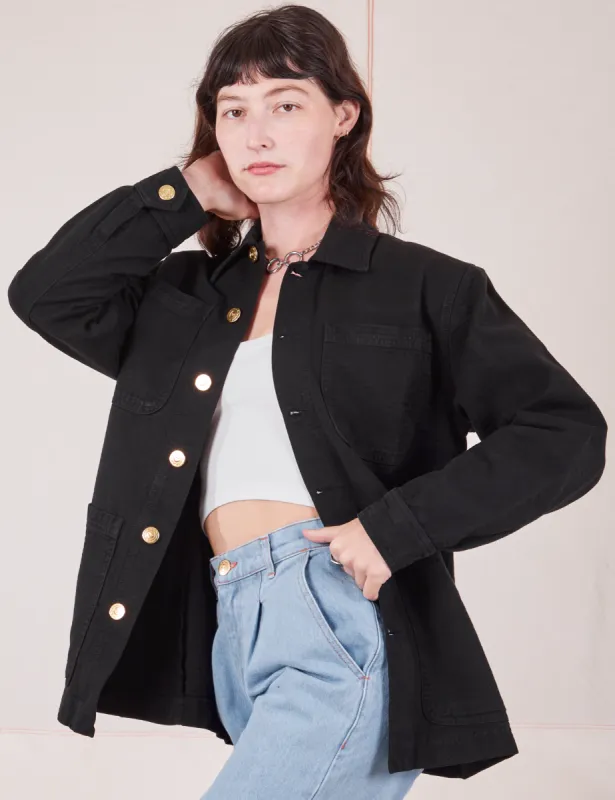 Field Coat - Basic Black *FINAL SALE* sold by Big Bud Press