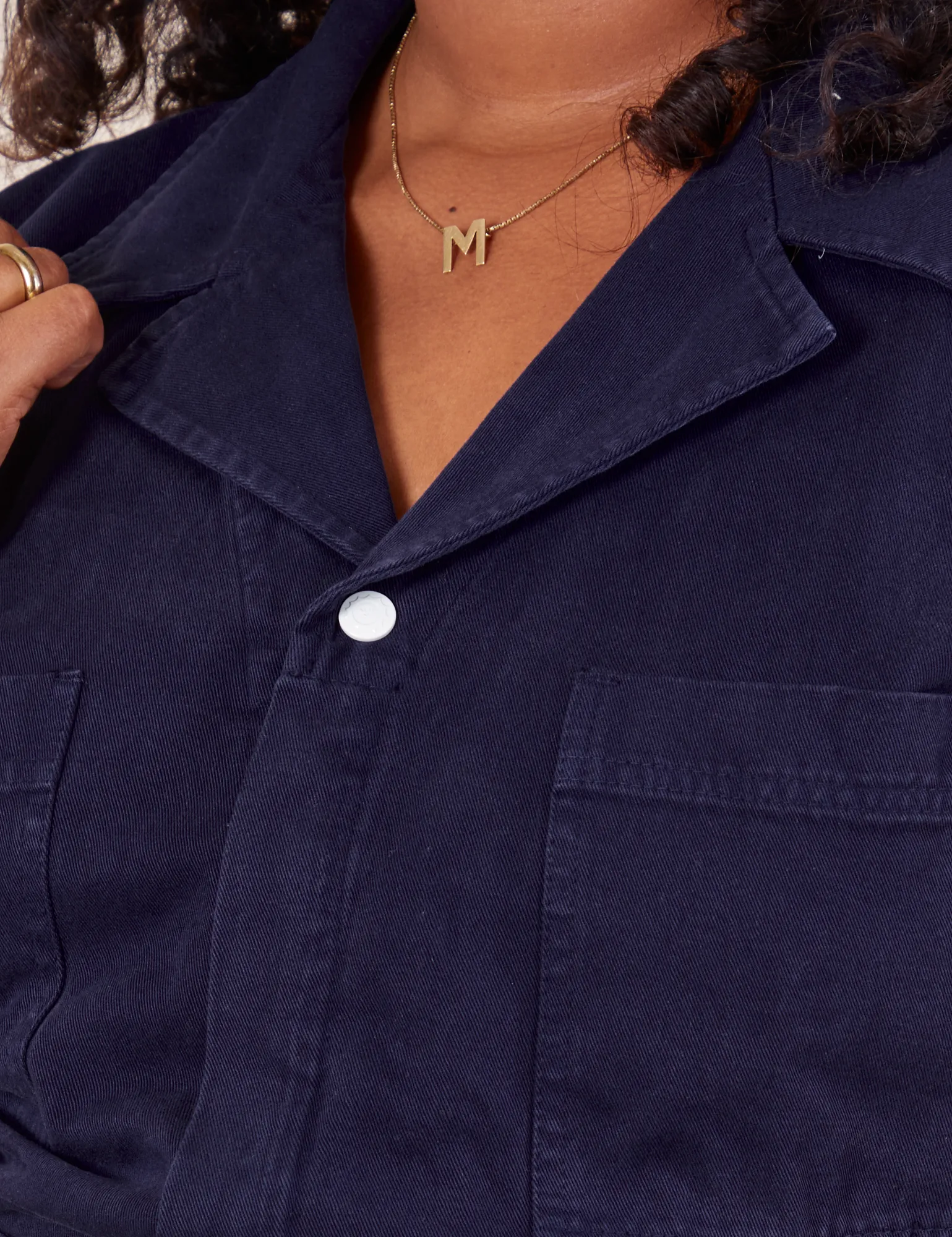 Short Sleeve Jumpsuit - Navy Blue sold by Big Bud Press product image thumbnail 5