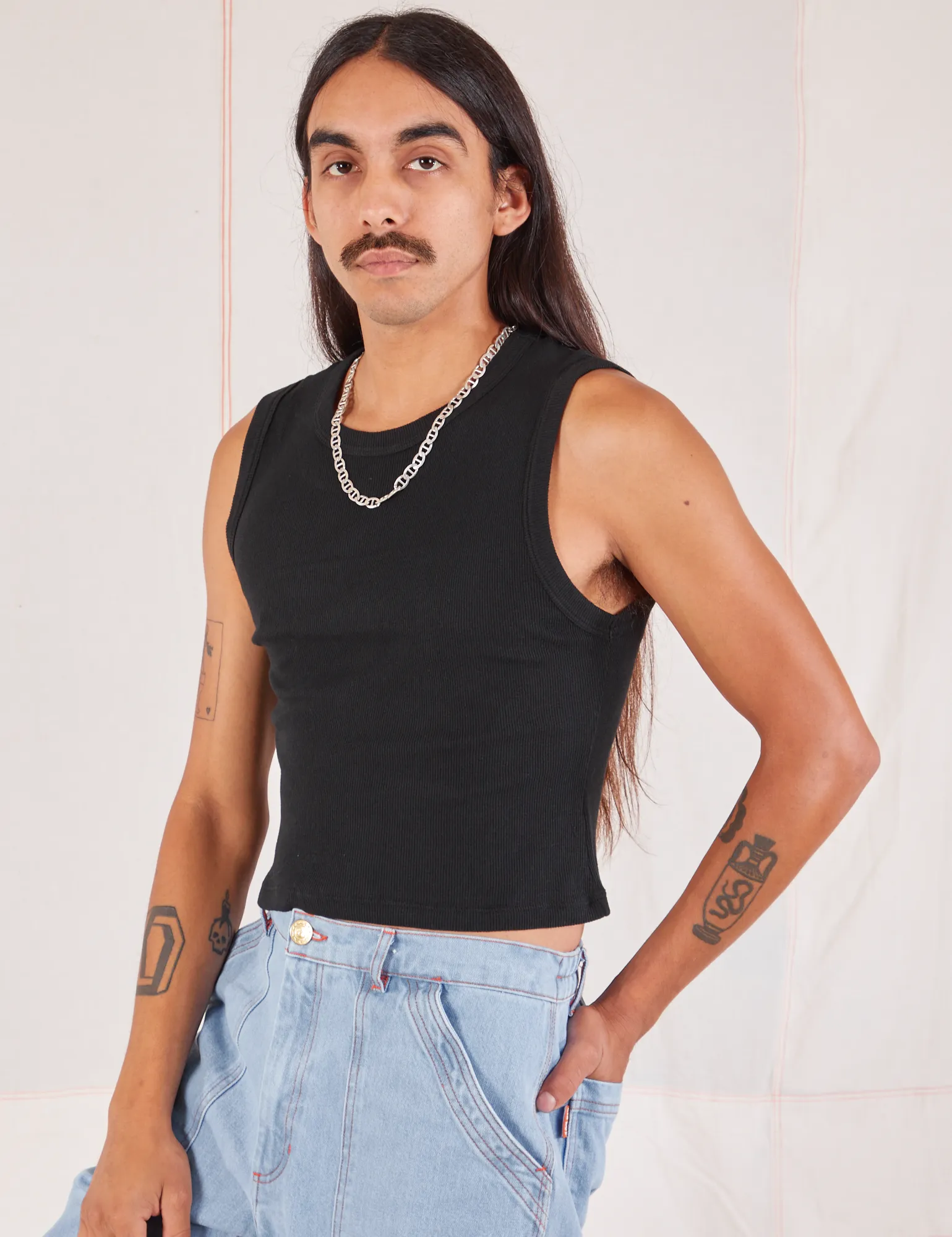 Muscle Tee - Basic Black sold by Big Bud Press product image thumbnail 4