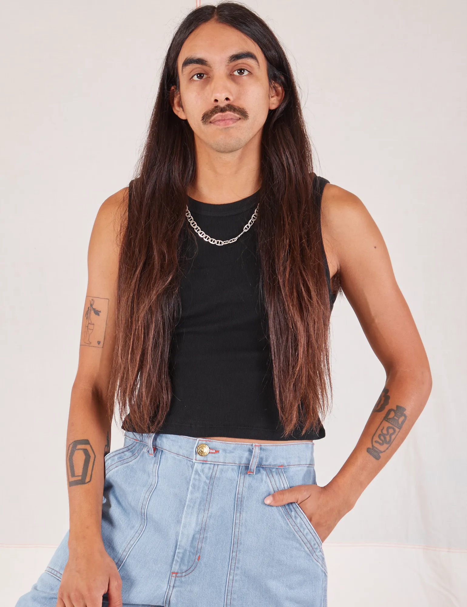 Muscle Tee - Basic Black sold by Big Bud Press product image thumbnail 3