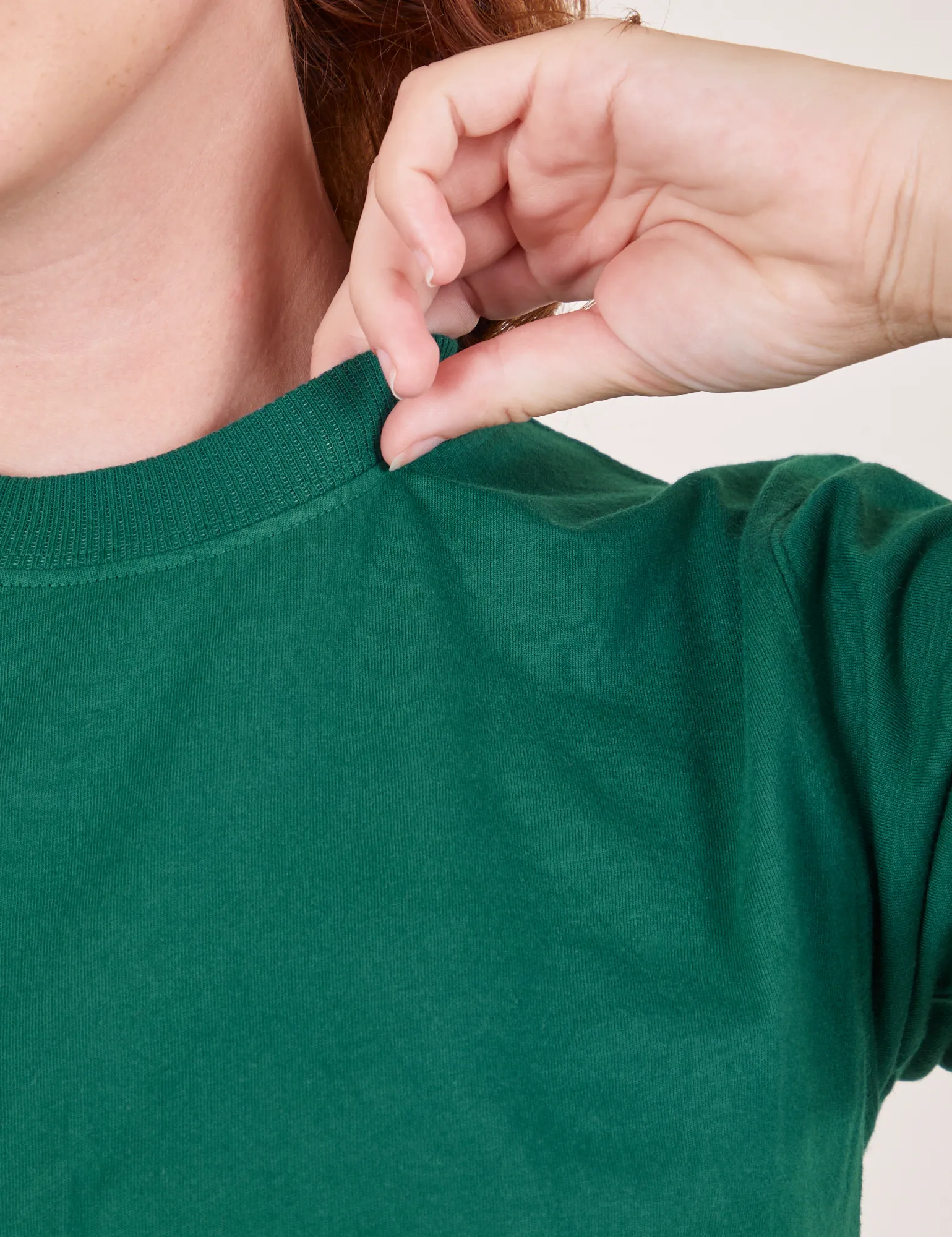 The Organic Vintage Tee - Hunter Green *FINAL SALE* sold by Big Bud Press product image thumbnail 4