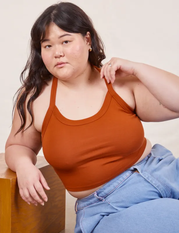 Halter Top - Burnt Terracotta sold by Big Bud Press