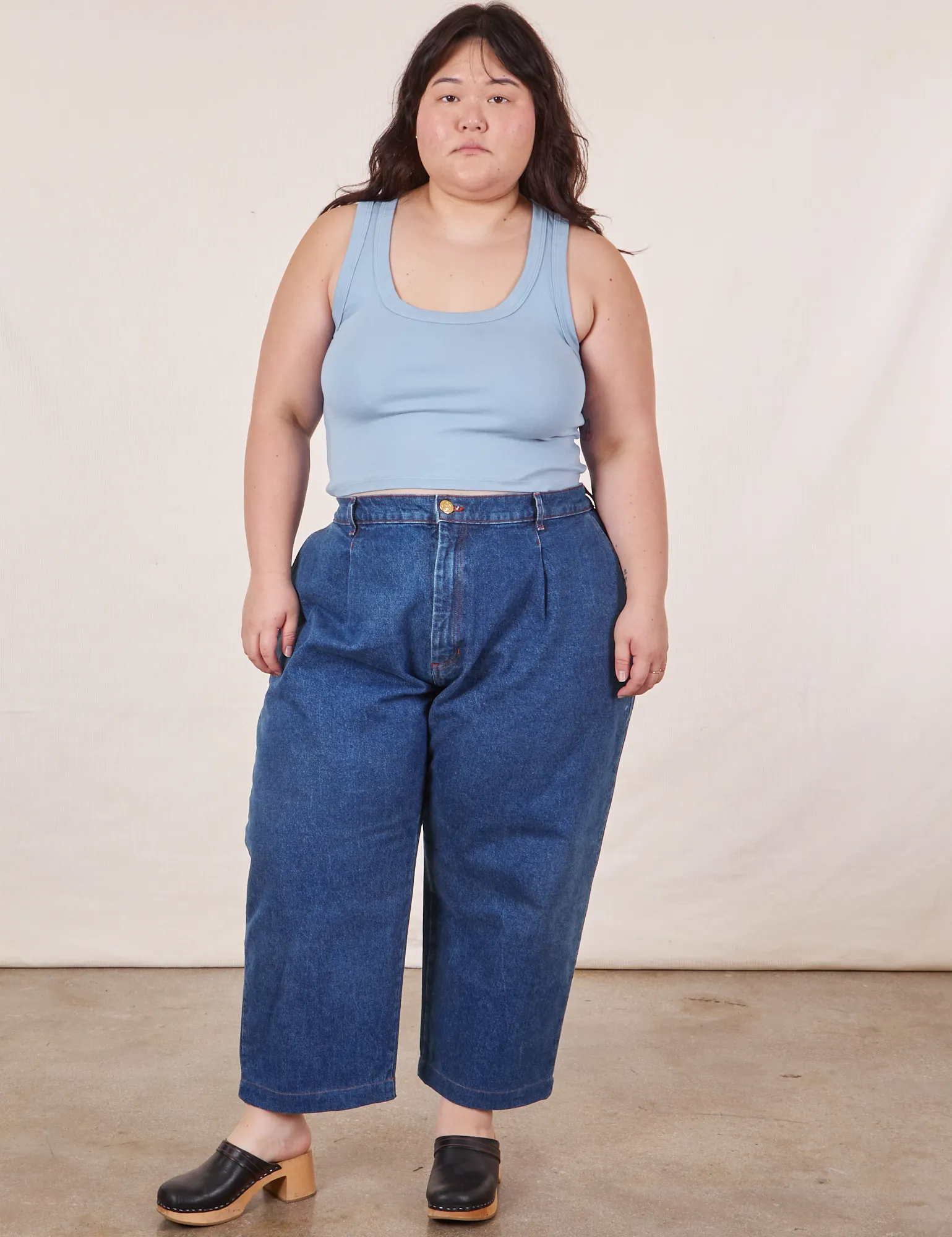 Cropped Tank Top - Periwinkle *FINAL SALE* sold by Big Bud Press product image thumbnail 4