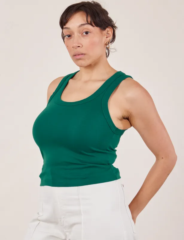 The Tank Top - Hunter Green sold by Big Bud Press