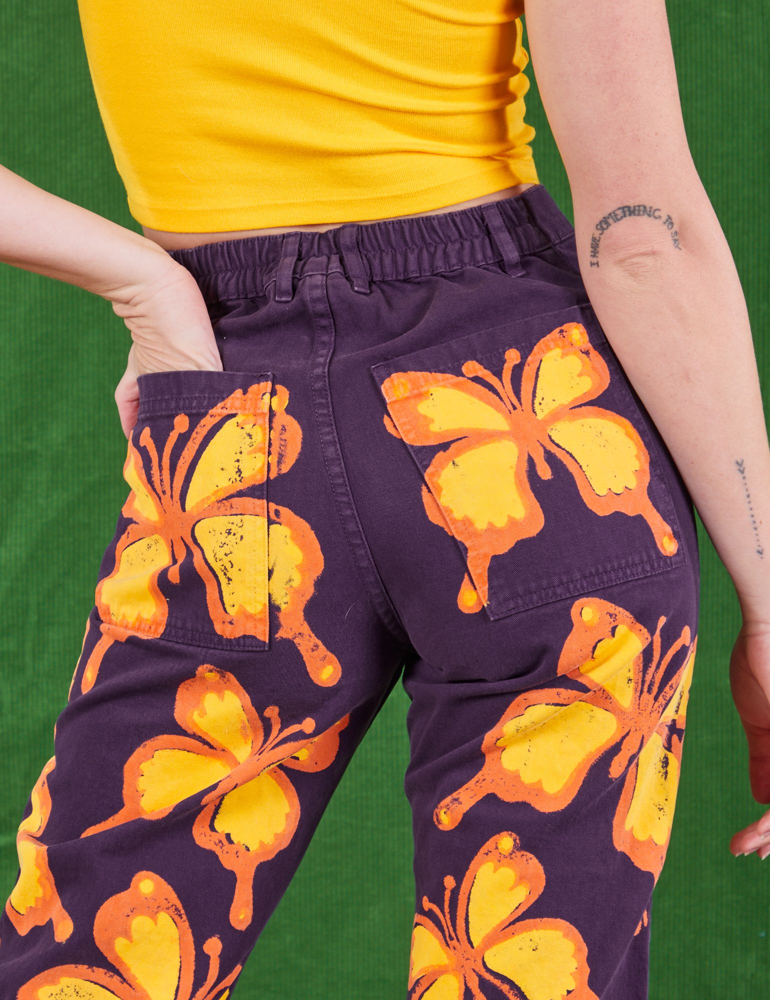 Icon Work Pants - Butterflies *FINAL SALE* sold by Big Bud Press product image thumbnail 4