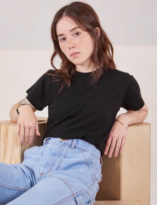 The Organic Vintage Tee - Basic Black sold by Big Bud Press