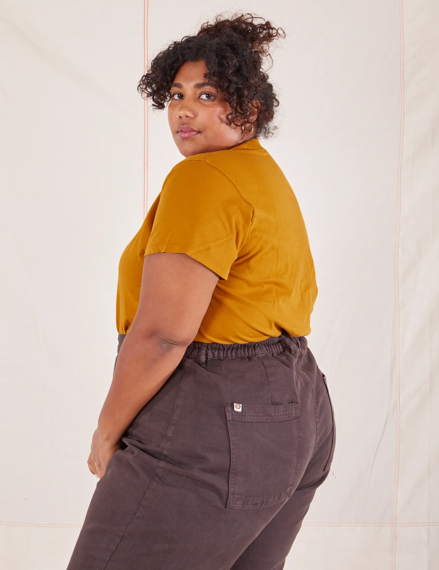 The Organic Vintage Tee - Spicy Mustard *FINAL SALE* sold by Big Bud Press product image thumbnail 5