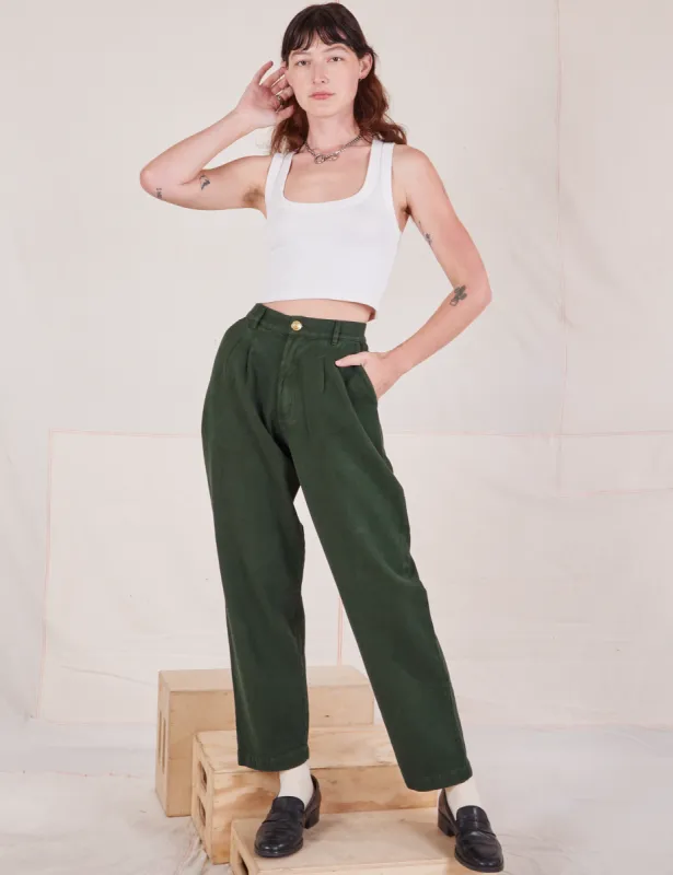 Heritage Trousers - Swamp Green *FINAL SALE* sold by Big Bud Press