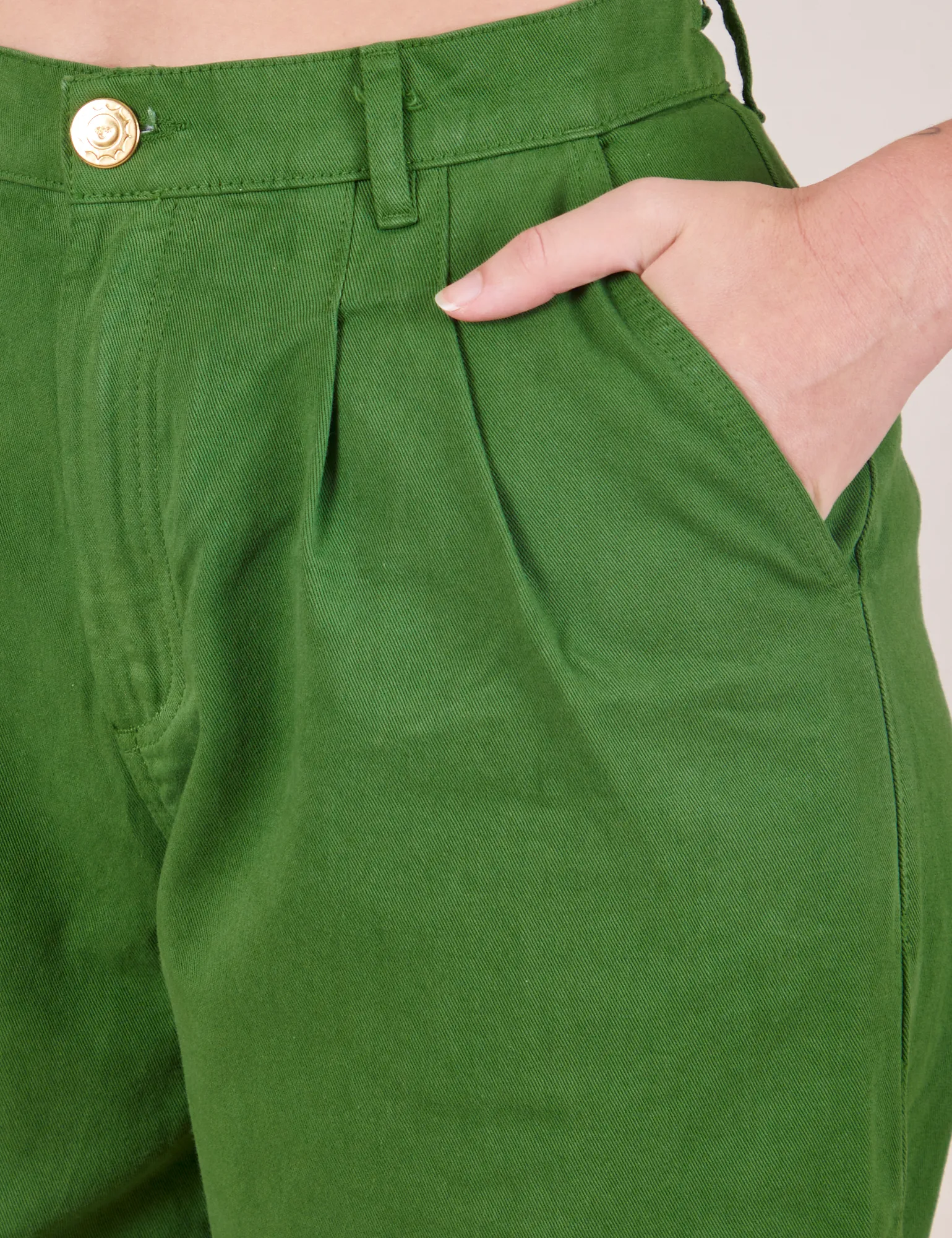 Heavyweight Trousers - Lawn Green *FINAL SALE* sold by Big Bud Press product image thumbnail 5