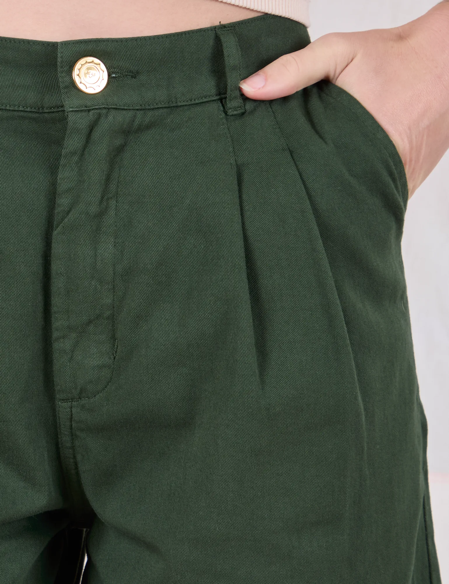 Trouser Shorts - Swamp Green sold by Big Bud Press product image thumbnail 4