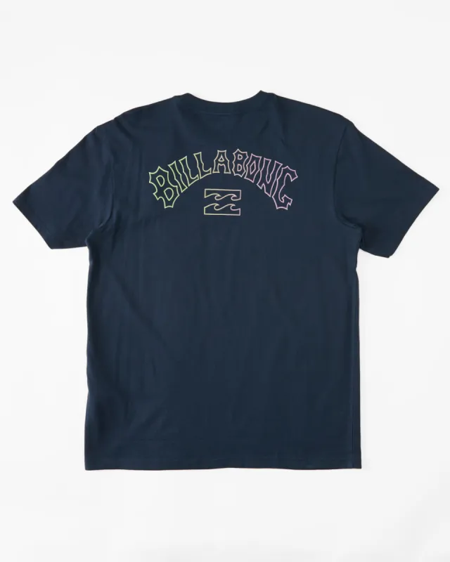Boys Arch Fill Short Sleeve T-Shirt - Dark Blue sold by Billabong