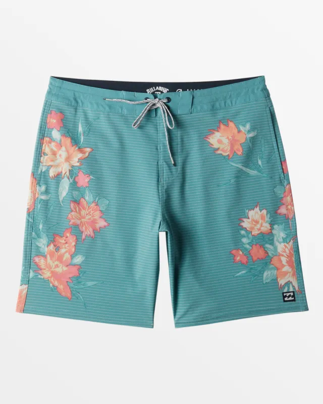 Sundays Lo Tide 19" Boardshorts - Teal sold by Billabong