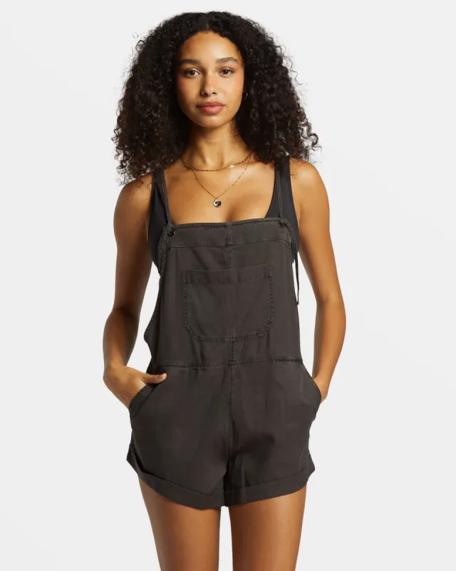 Wild Pursuit Romper - Off Black sold by Billabong