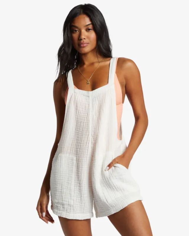Beach Crush Romper - Salt Crystal sold by Billabong