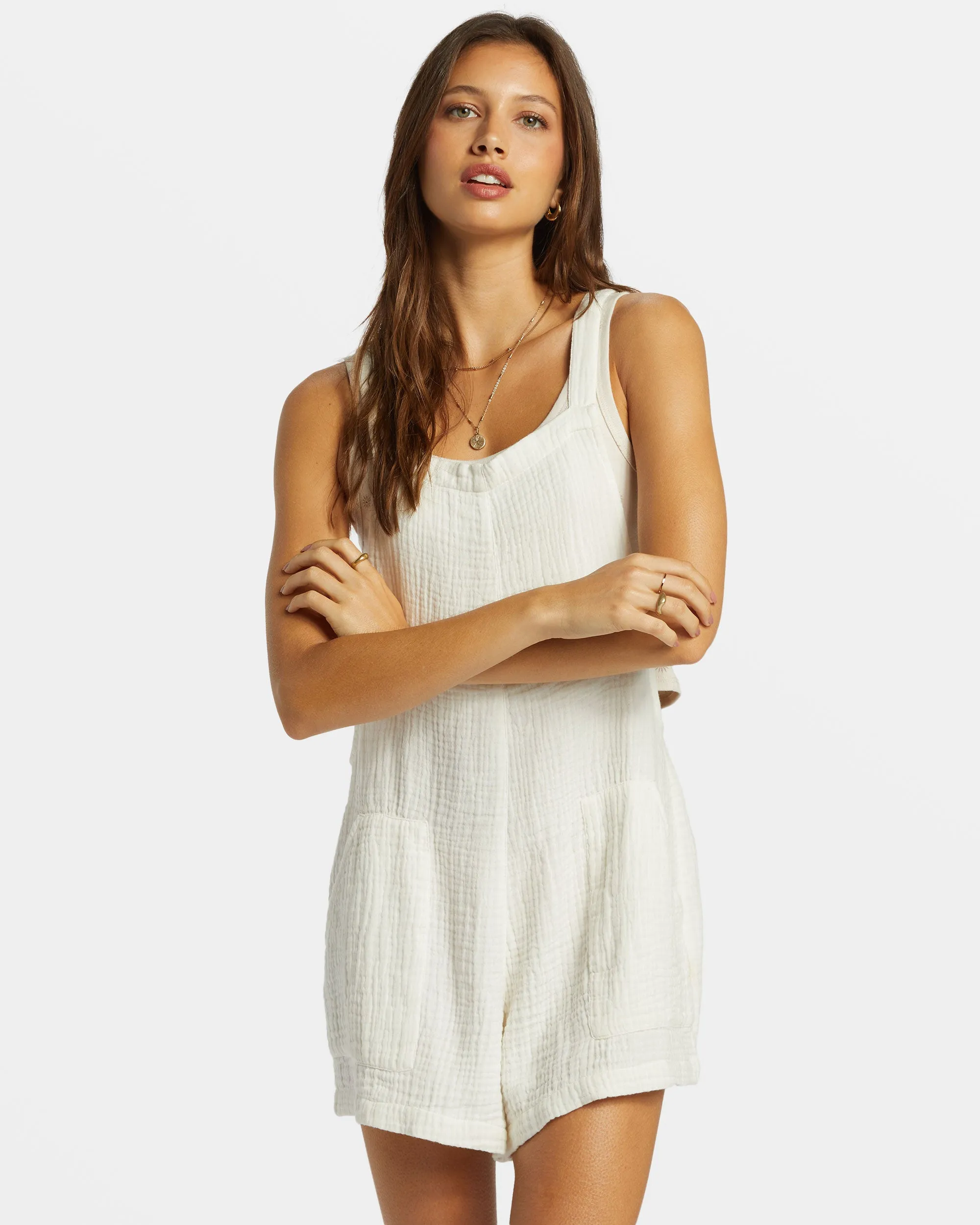 Beach Crush Romper - Salt Crystal sold by Billabong product image thumbnail 5