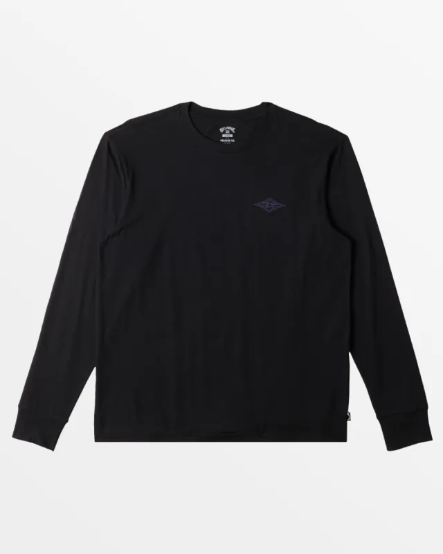 Boy's Spear Wave Long Sleeve T-Shirt - Black sold by Billabong