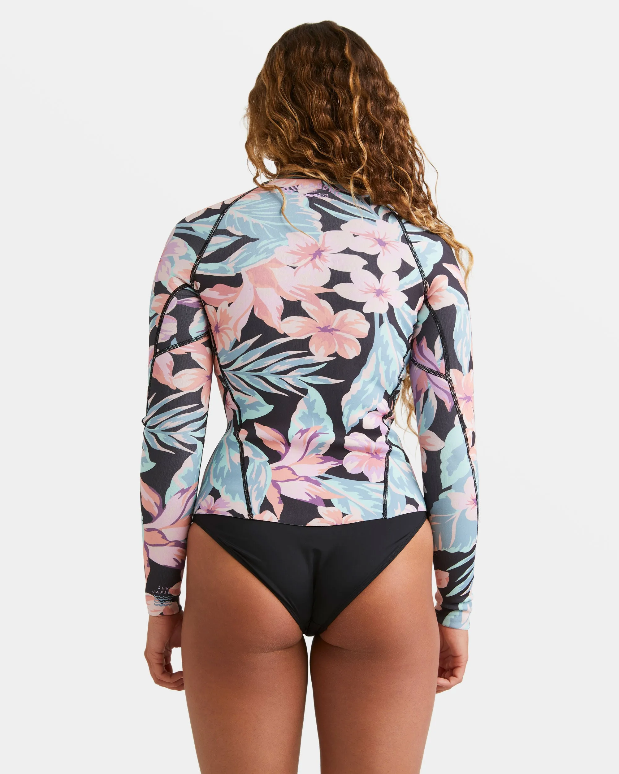1/1mm Peeky Natural Upcycler Front Zip Wetsuit Jacket - Nights In Paradise sold by Billabong product image thumbnail 2