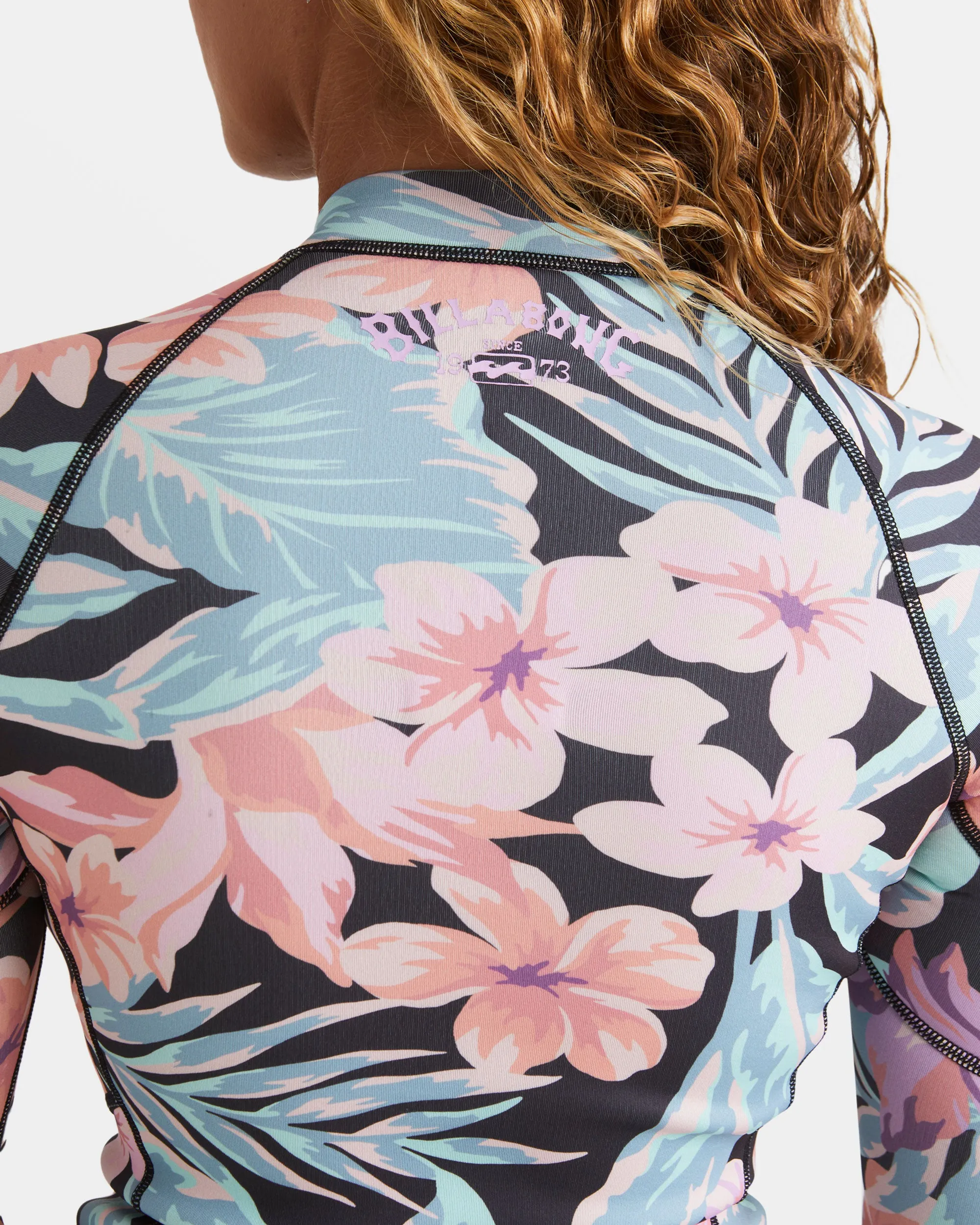 1/1mm Peeky Natural Upcycler Front Zip Wetsuit Jacket - Nights In Paradise sold by Billabong product image thumbnail 4