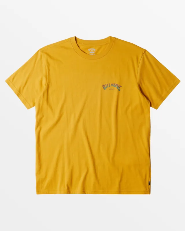 Stacked Arch T-Shirt - Mustard sold by Billabong