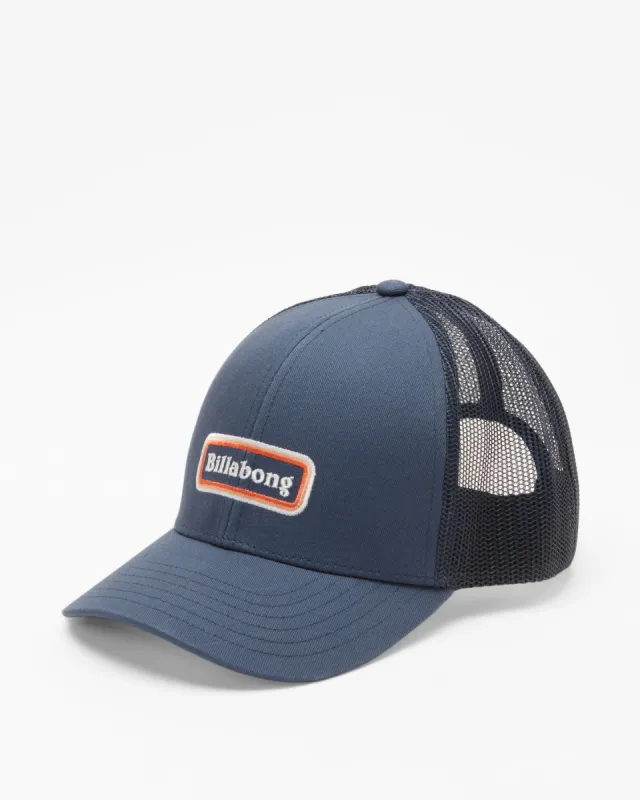 Boys Walled Trucker Hat - Denim Blue sold by Billabong