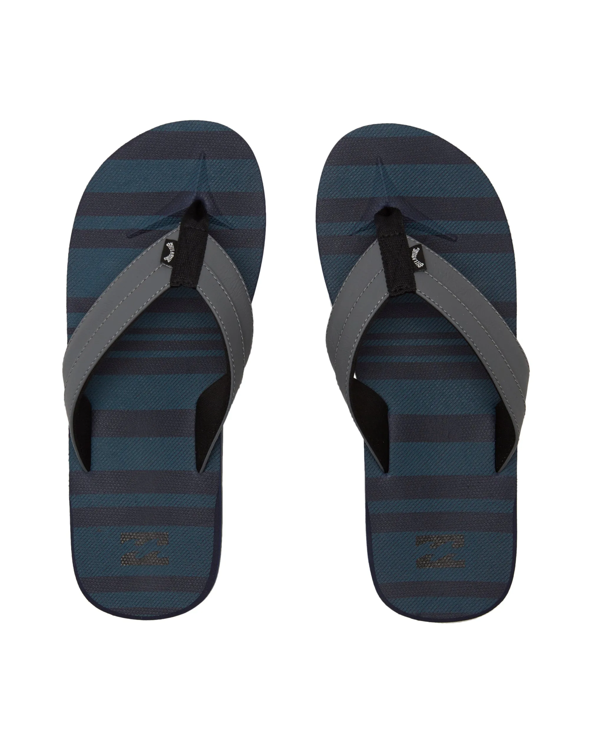 All Day Impact Print Slip-On Sandals - Dark Blue sold by Billabong