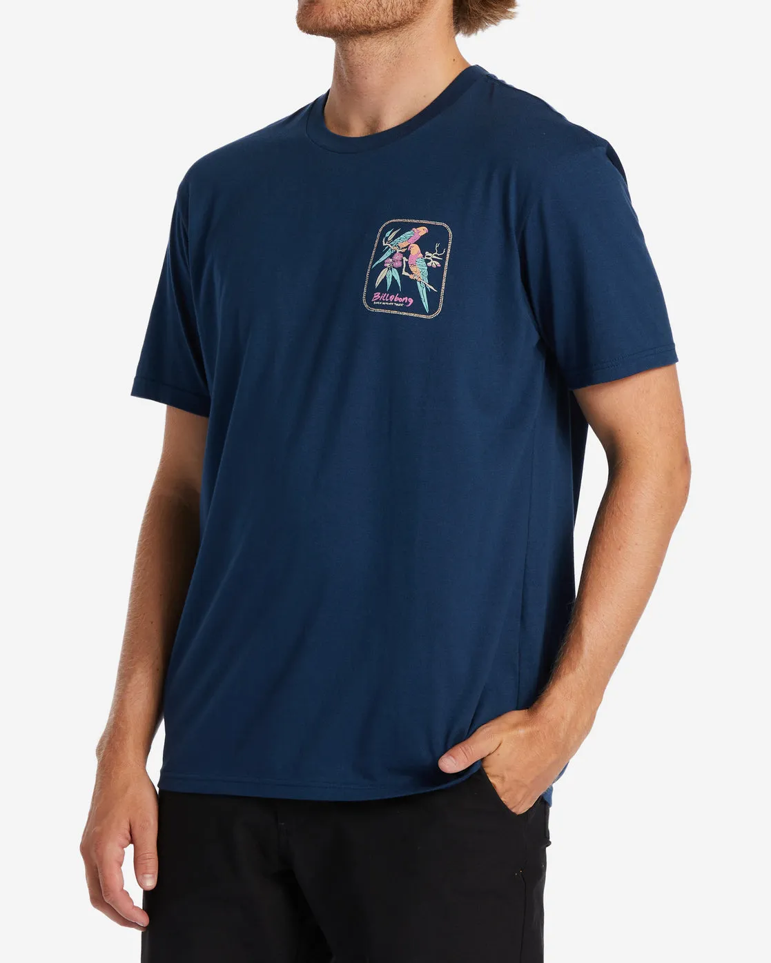 Social T-Shirt - Dark Blue sold by Billabong product image thumbnail 4