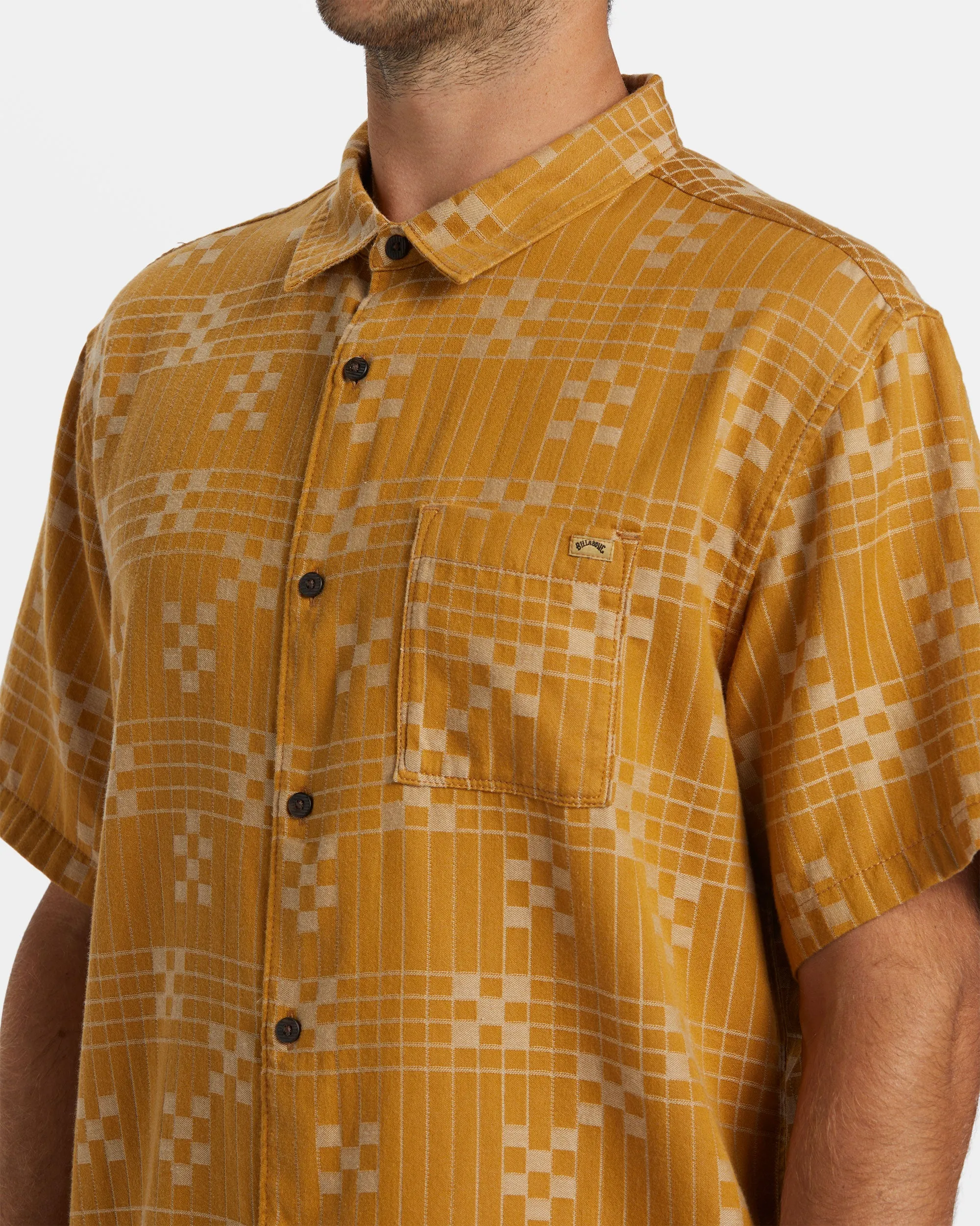 Sundays Jacquard Short Sleeve Shirt - Dijon sold by Billabong product image thumbnail 3