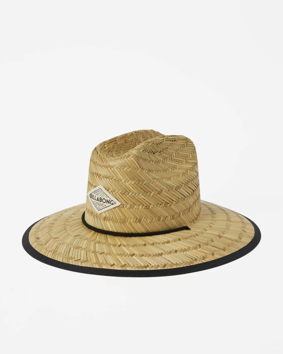 Tipton Straw Lifeguard Hat - Black Pebble sold by Billabong product image thumbnail 3