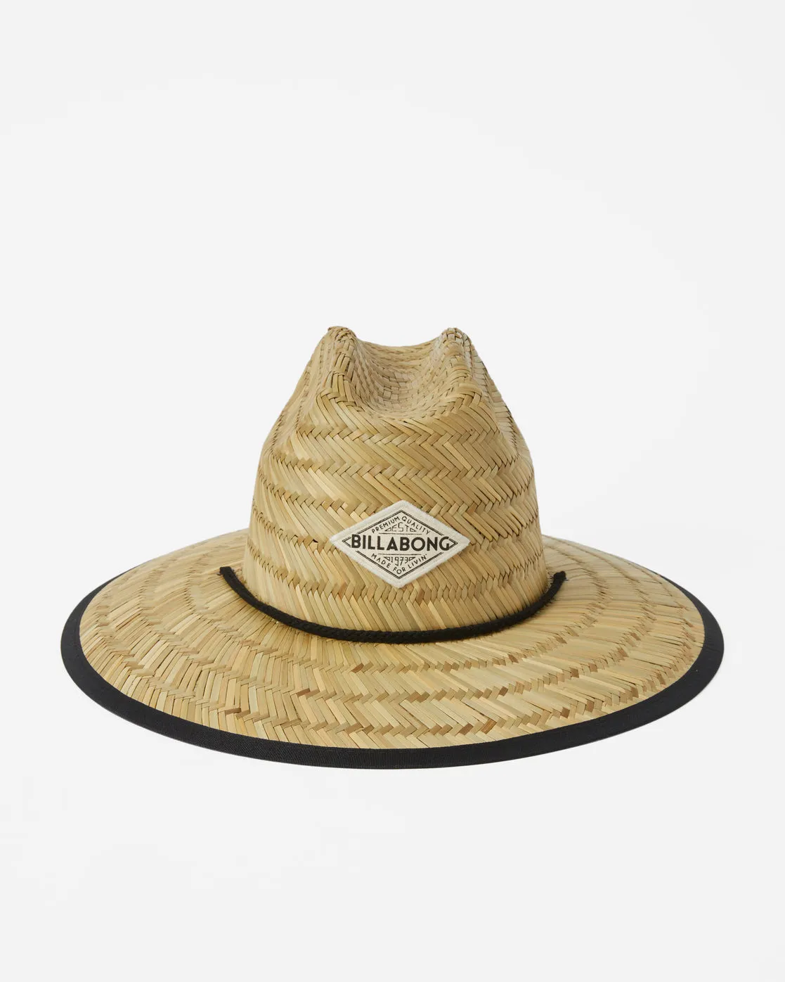Tipton Straw Lifeguard Hat - Black Pebble sold by Billabong product image thumbnail 4