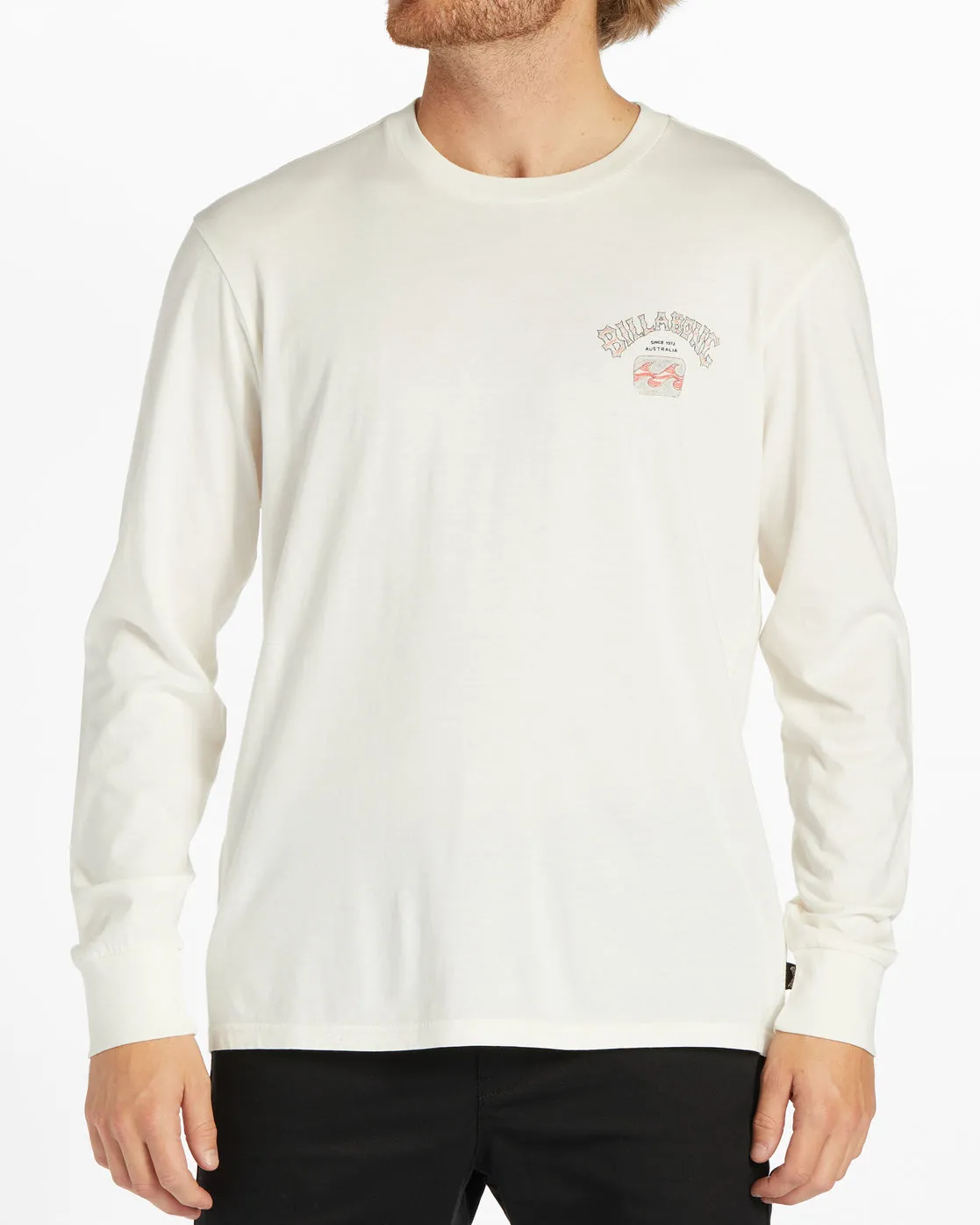 Theme Arch Long Sleeve Wave Washed T-Shirt - Off White sold by Billabong product image thumbnail 2