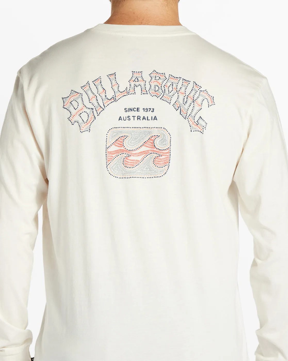 Theme Arch Long Sleeve Wave Washed T-Shirt - Off White sold by Billabong product image thumbnail 3