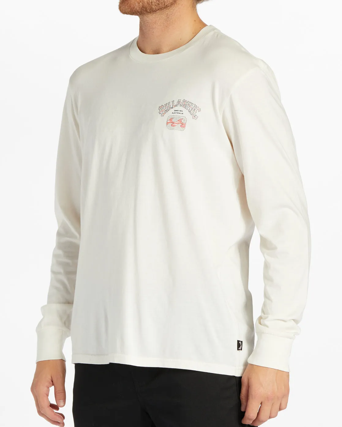 Theme Arch Long Sleeve Wave Washed T-Shirt - Off White sold by Billabong product image thumbnail 5