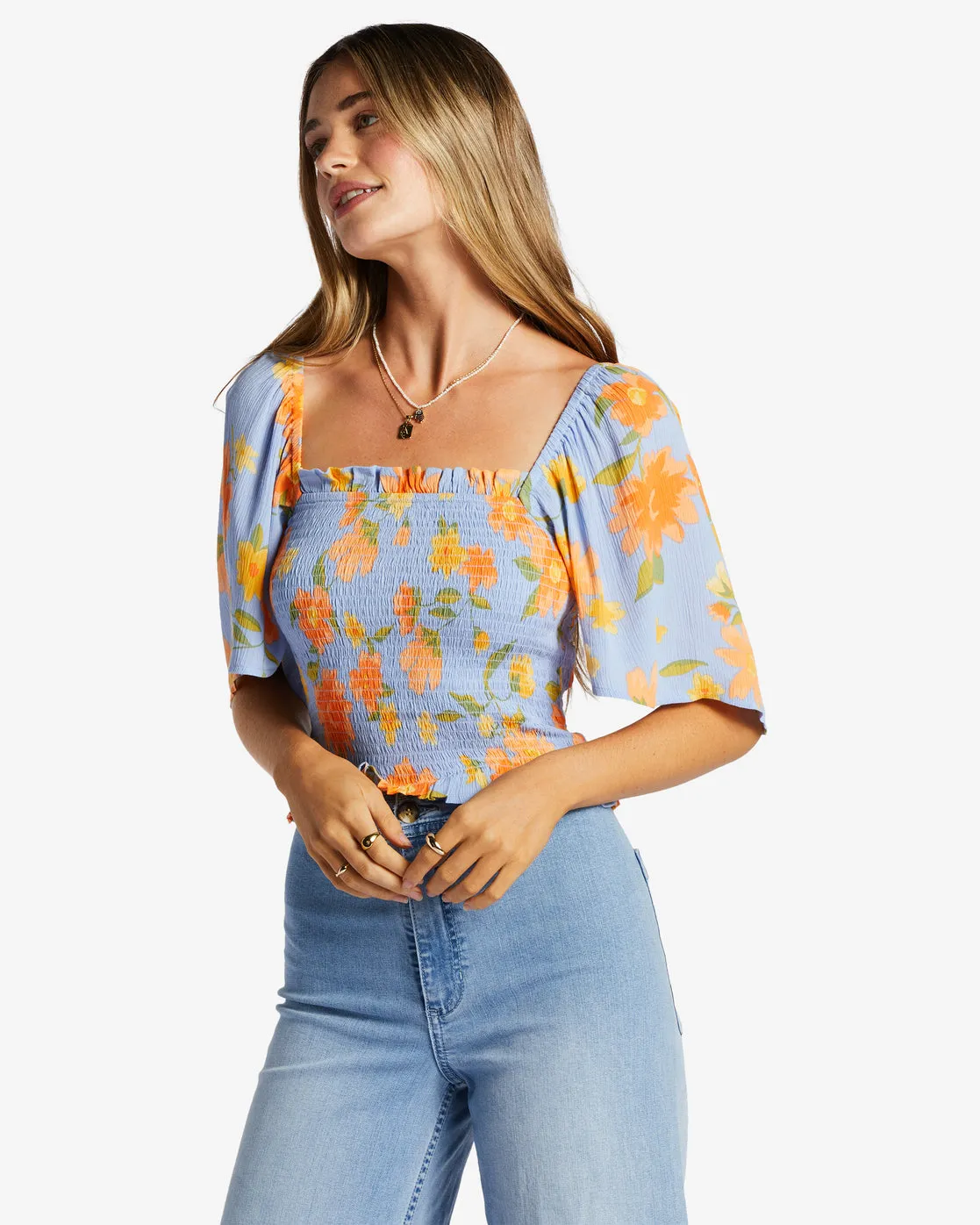 Golden Daze Crop Top - Outta The Blue sold by Billabong product image thumbnail 4